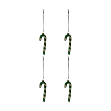 Stick julhänge 4-pack - Grön - House Doctor