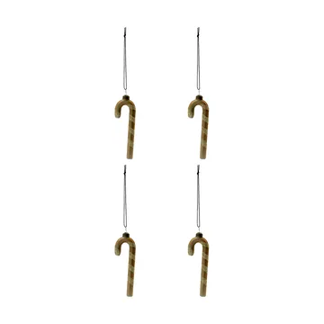 Stick julhänge 4-pack - Guld - House Doctor