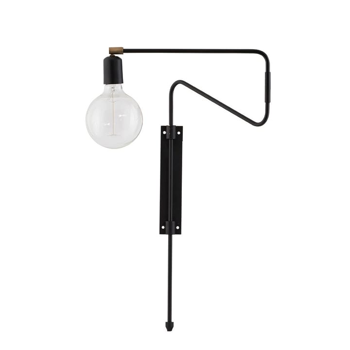 Swing vägglampa svart - liten, 35 cm - House Doctor