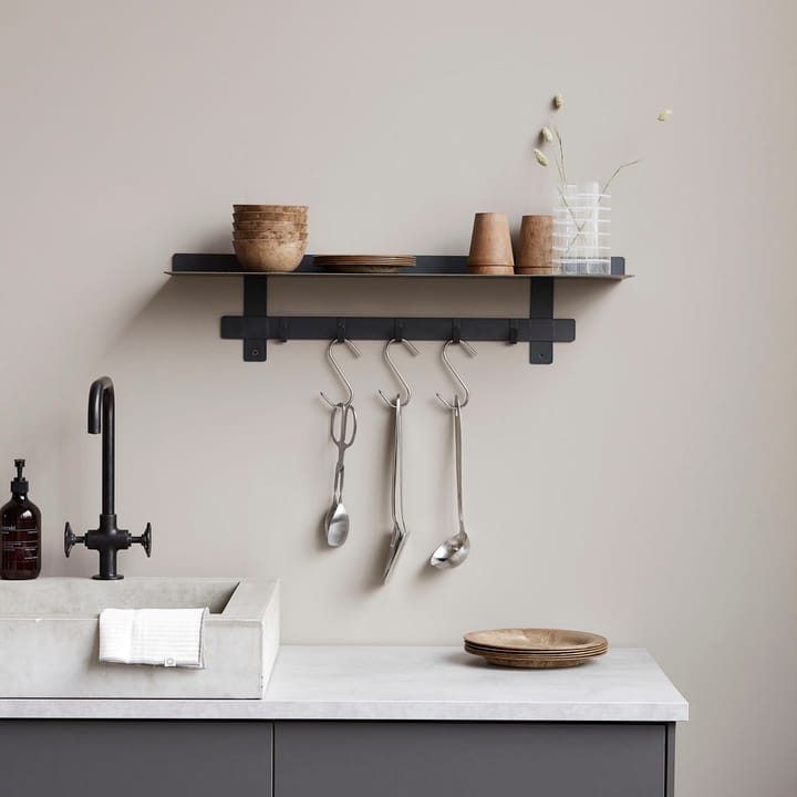 Tag hatthylla 80 cm, Svart House Doctor