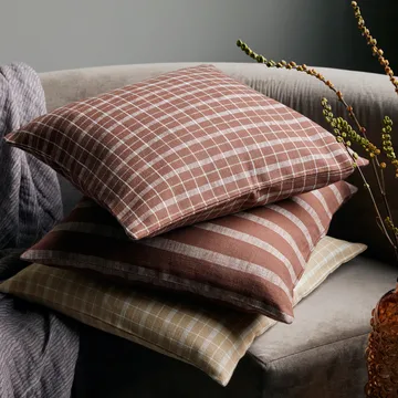 Thame kuddfodral rutigt 50x50 cm - Brown - House Doctor