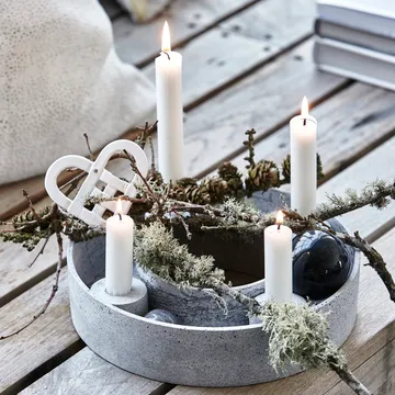 The Ring adventsljusstake Ø26 cm - Grey - House Doctor