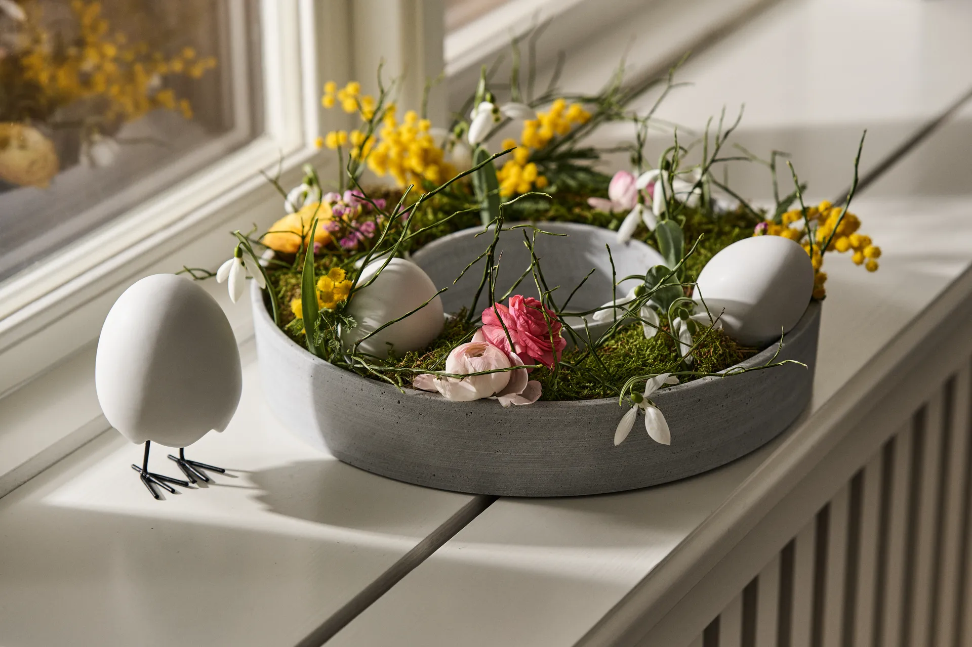 The Ring adventsljusstake för blockljus, Betong House Doctor