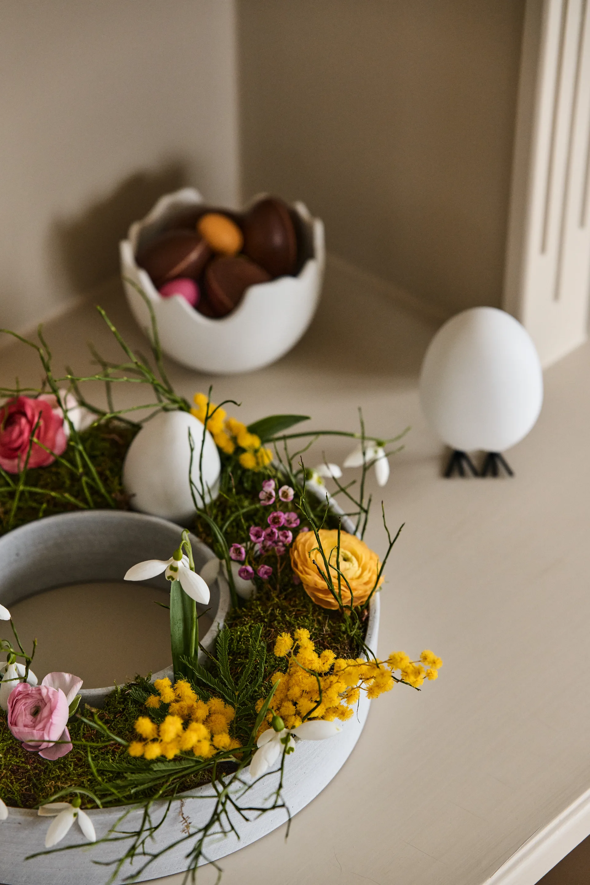 The Ring adventsljusstake för blockljus, Betong House Doctor