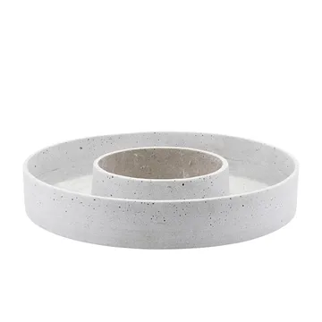 The Ring adventsljusstake för blockljus - Betong - House Doctor