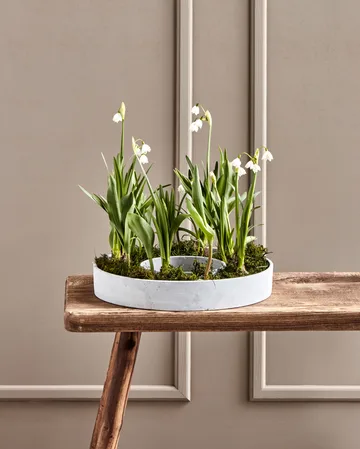 The Ring ljusstake för blockljus - Betong - House Doctor