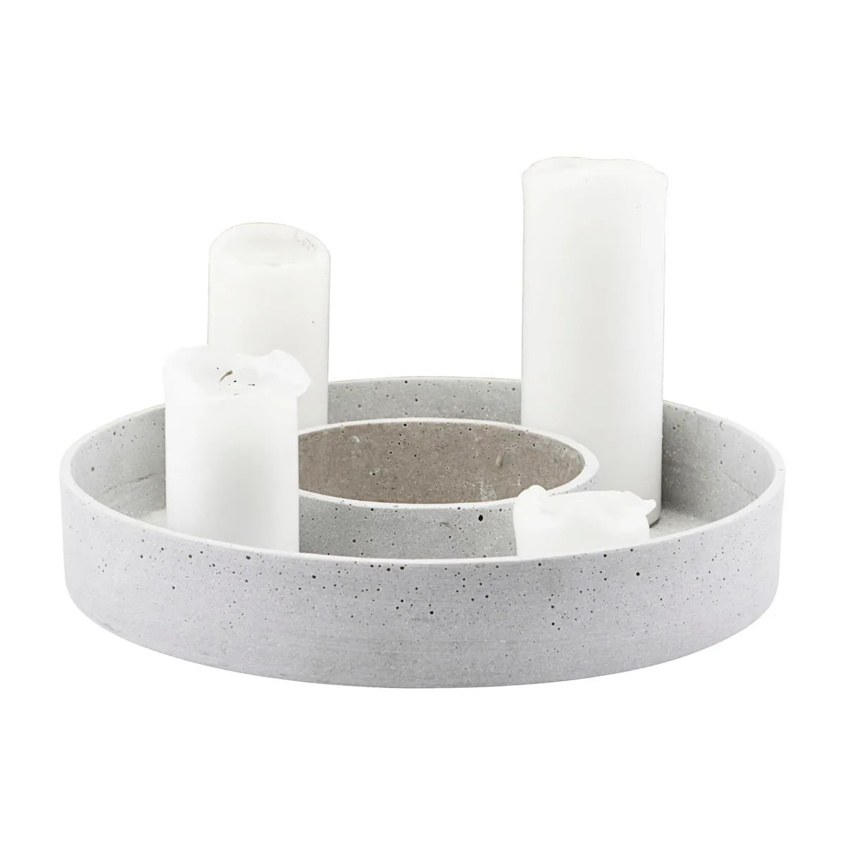 House Doctor The Ring ljusstake för blockljus Betong
