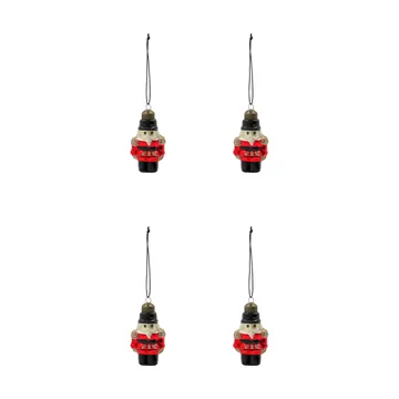 Tino julhänge 4-pack - Röd - House Doctor