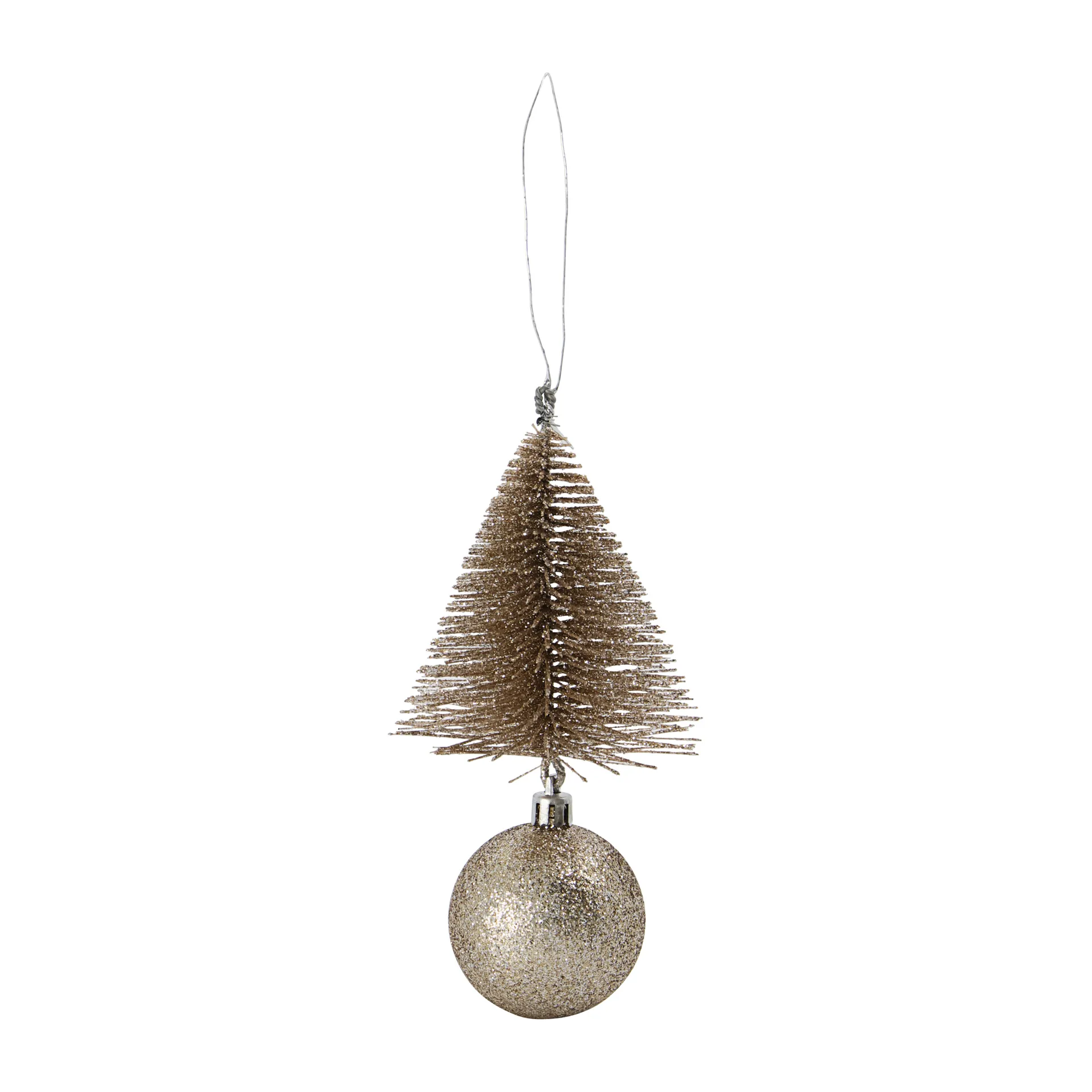 Tree & bell julhänge 15 cm, Sand House Doctor