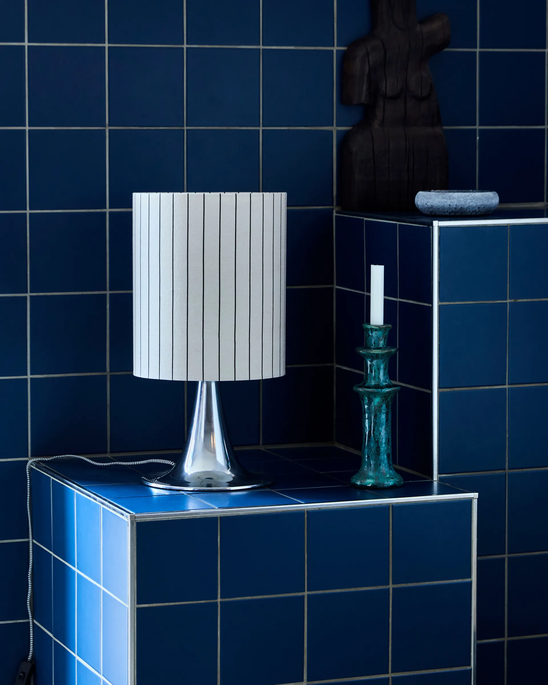 Tulip bordslampa 50 cm, Silver finish House Doctor