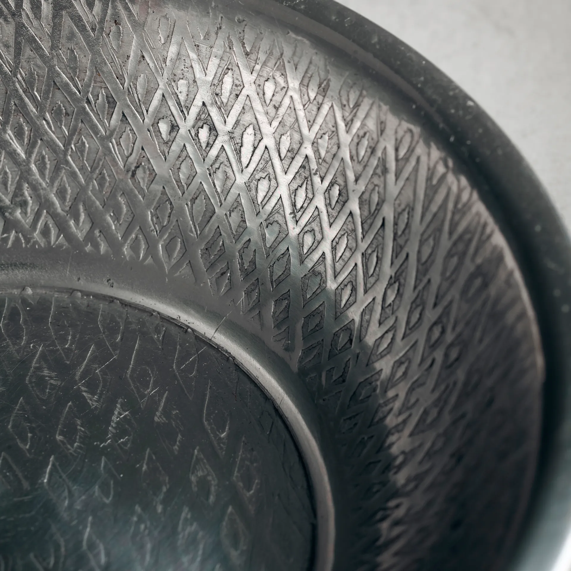 Tura bricka Ø12 cm, Antique silver House Doctor