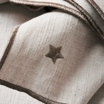 Twinkle tygservett 40x40 cm 4-pack - Taupe - House Doctor