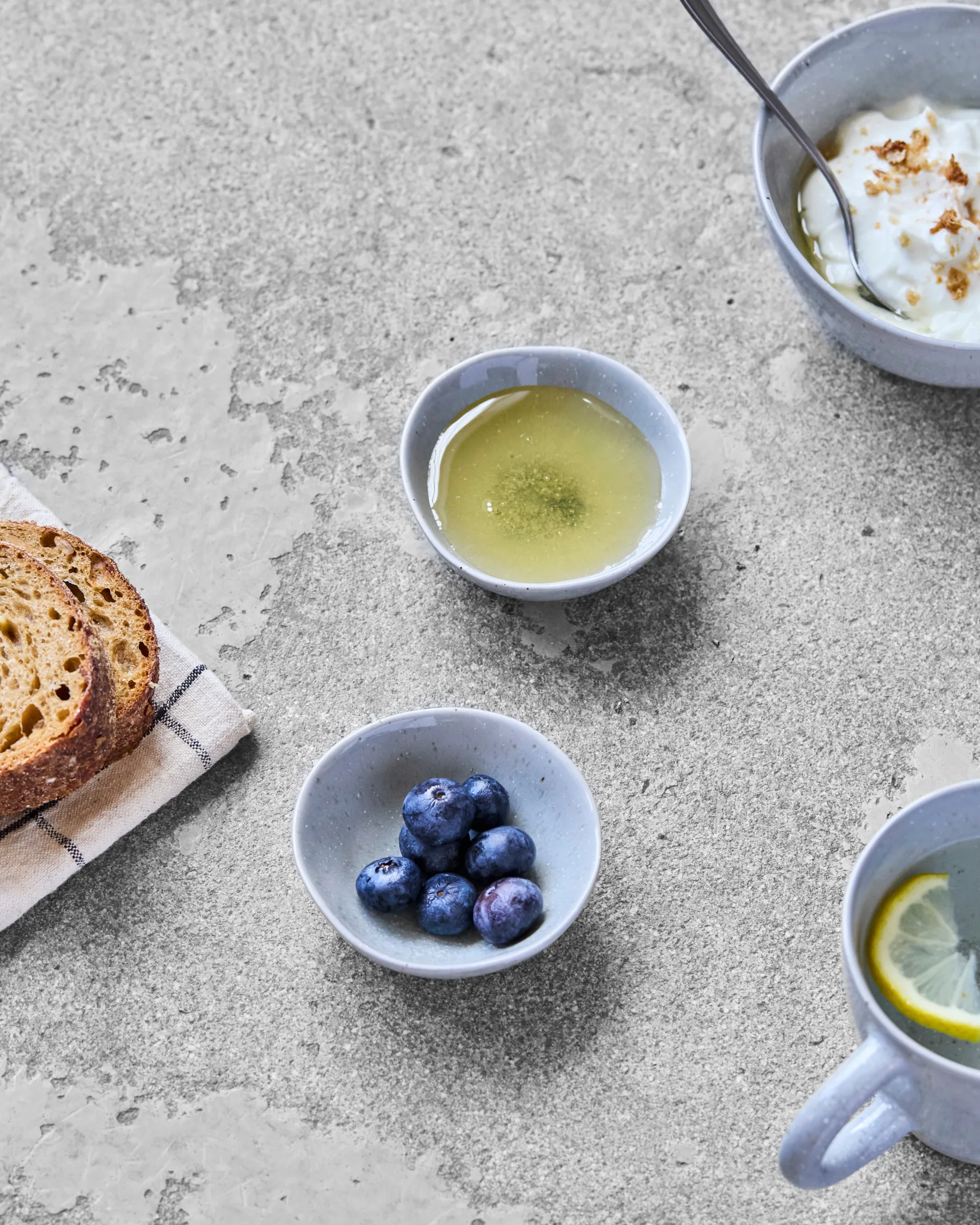 Vida skål 6 cl 4-pack, Ljusblå House Doctor