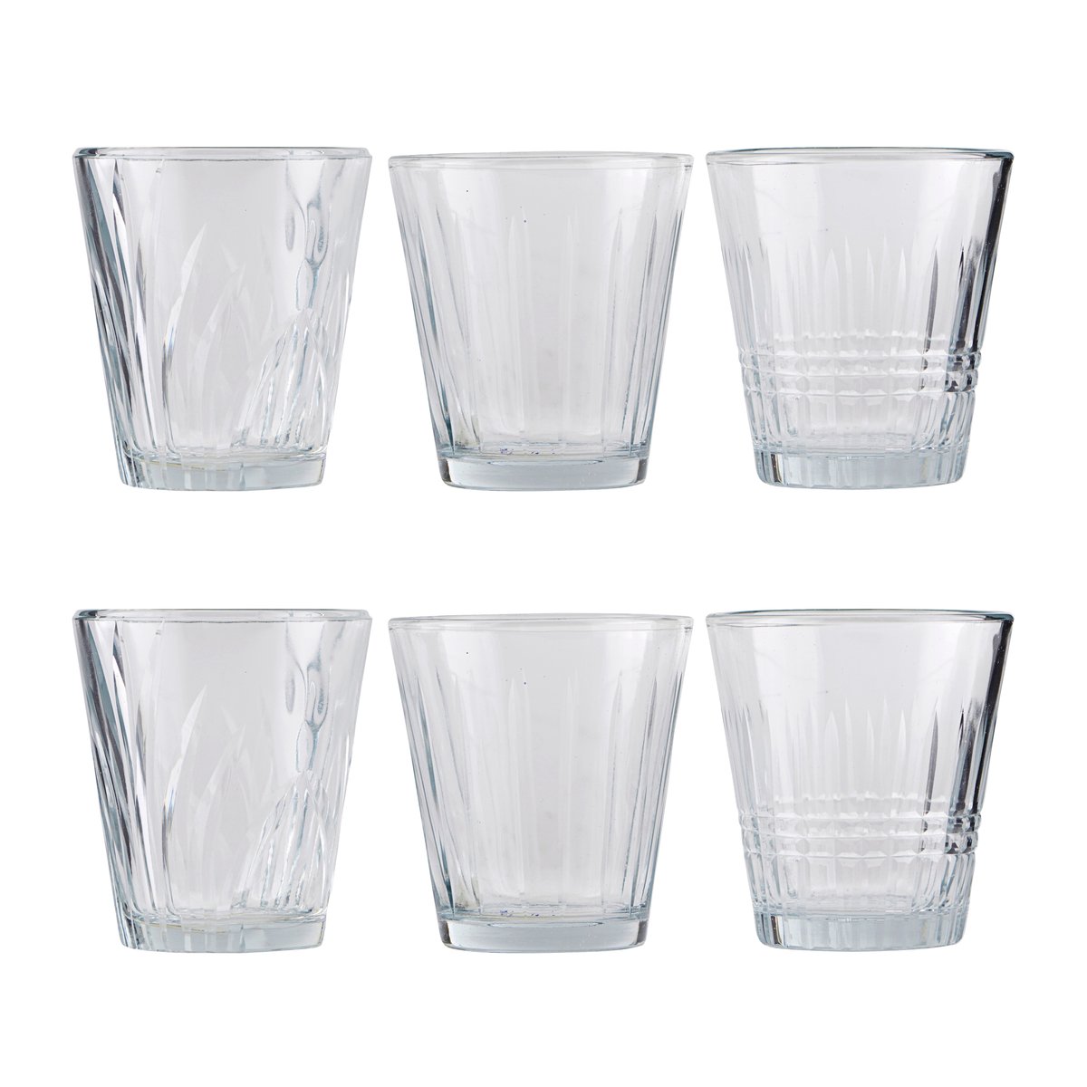 House Doctor Vintage dricksglas 6-pack 6- pack | Skandinavisk Design | Dricksglas | Transparent