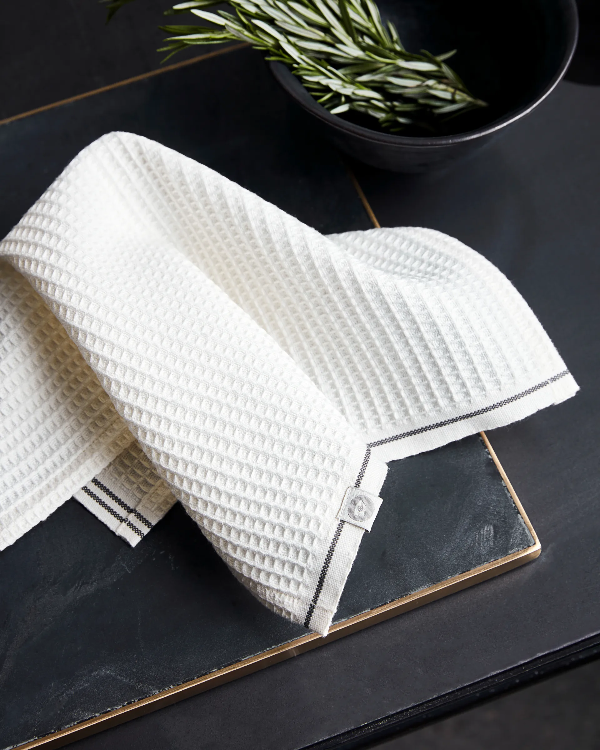 Waffle disktrasa 30x30 cm 2-pack, Grå House Doctor