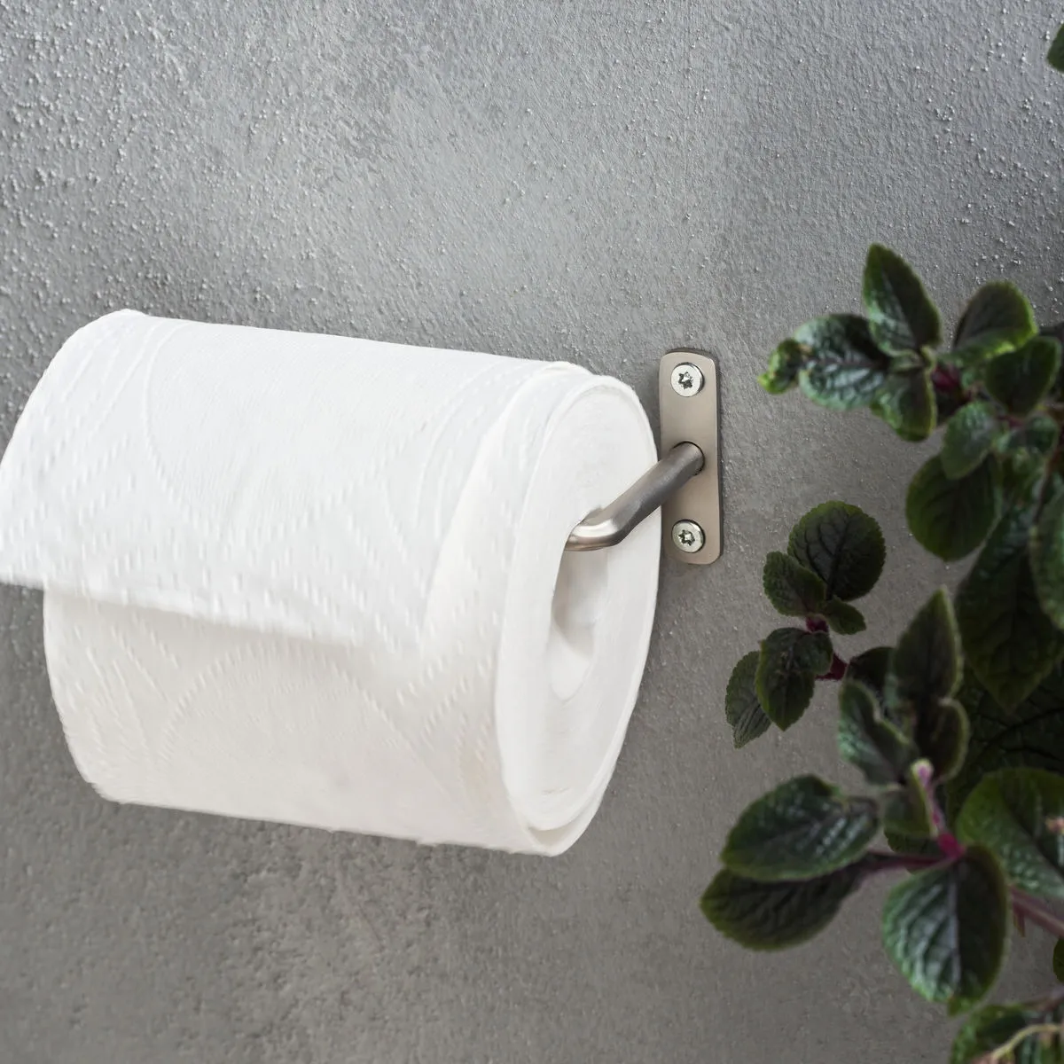 Welo toalettpappershållare, Borstad silverfinish House Doctor