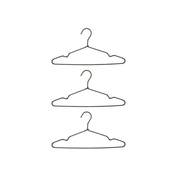 Wire galge 3-pack - Mörkgrå - House Doctor