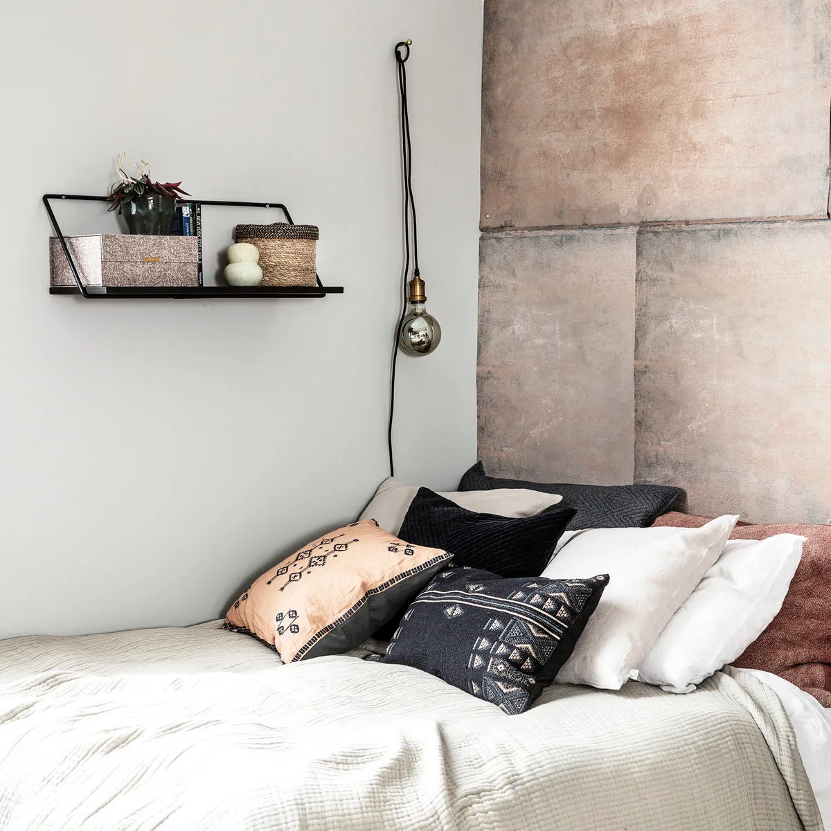 Wired hylla 70 cm, Svart House Doctor