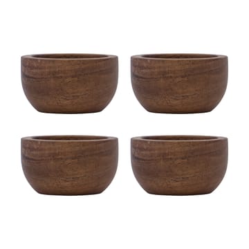 Wood äggkopp 4-pack - Natur - House Doctor