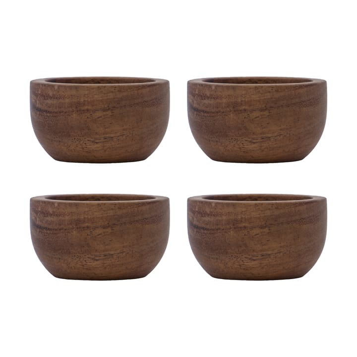 Wood äggkopp 4-pack - Natur - House Doctor