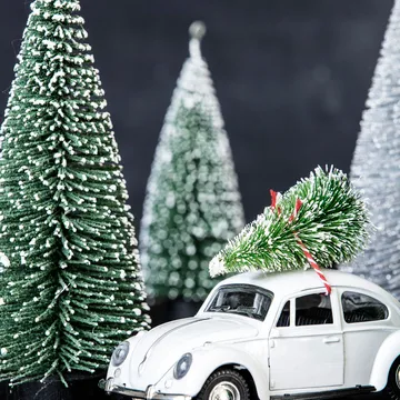 Xmas car juldekoration - Vit - House Doctor