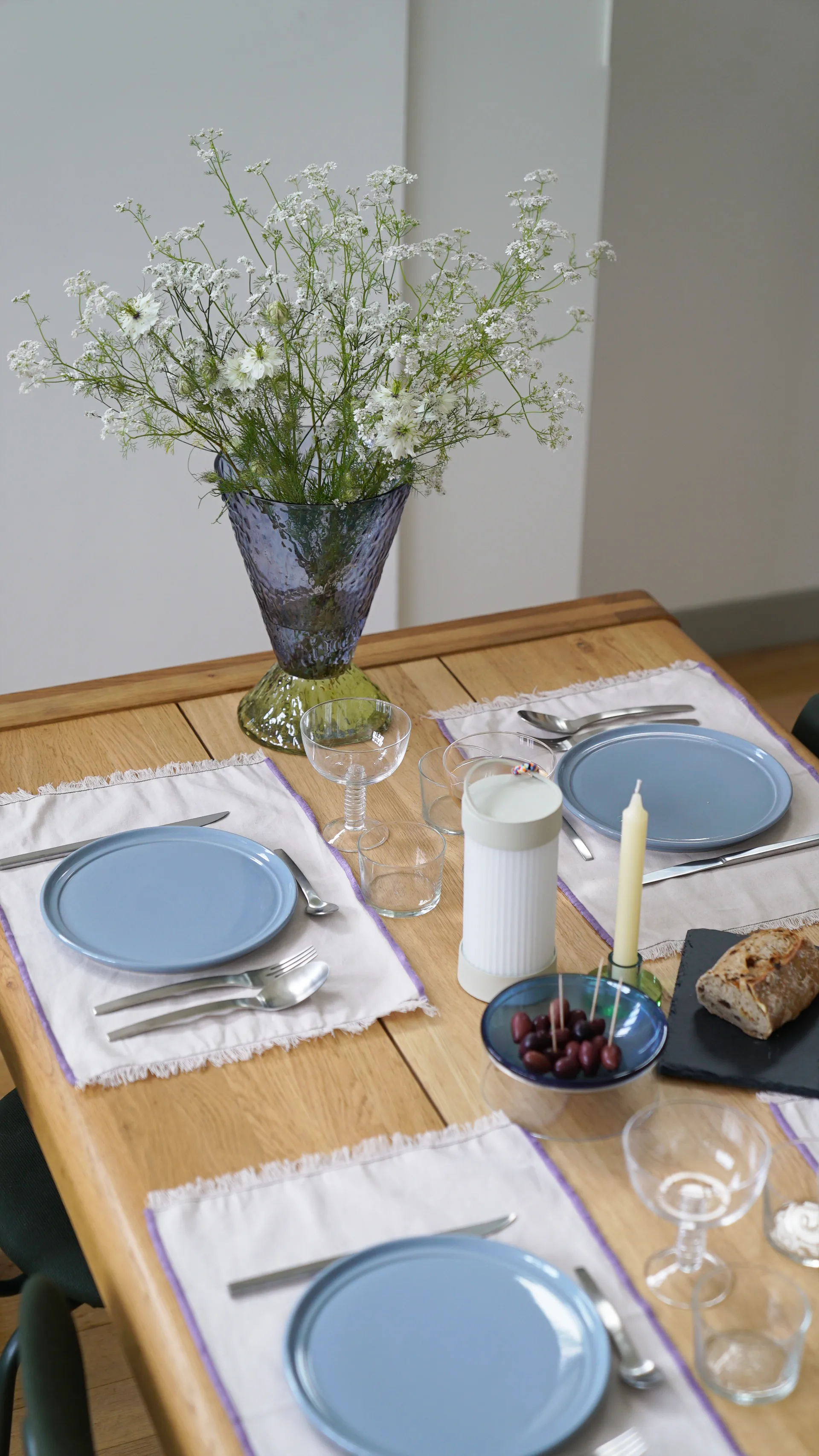 Abyss vas, Blue Hübsch Interior