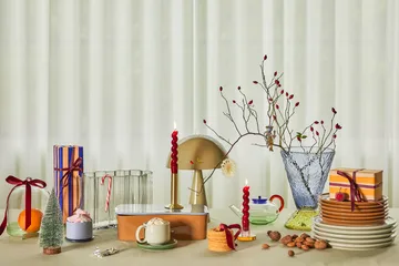 Abyss vas - Blue - Hübsch Interior