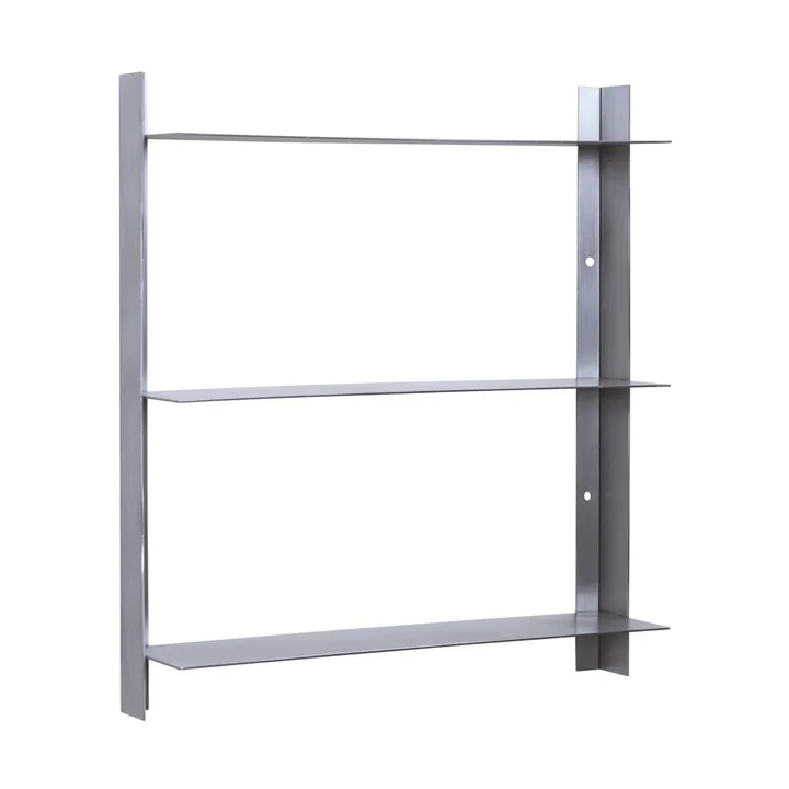 Acier hylla - Nickel, 41x46x11 cm - Hübsch