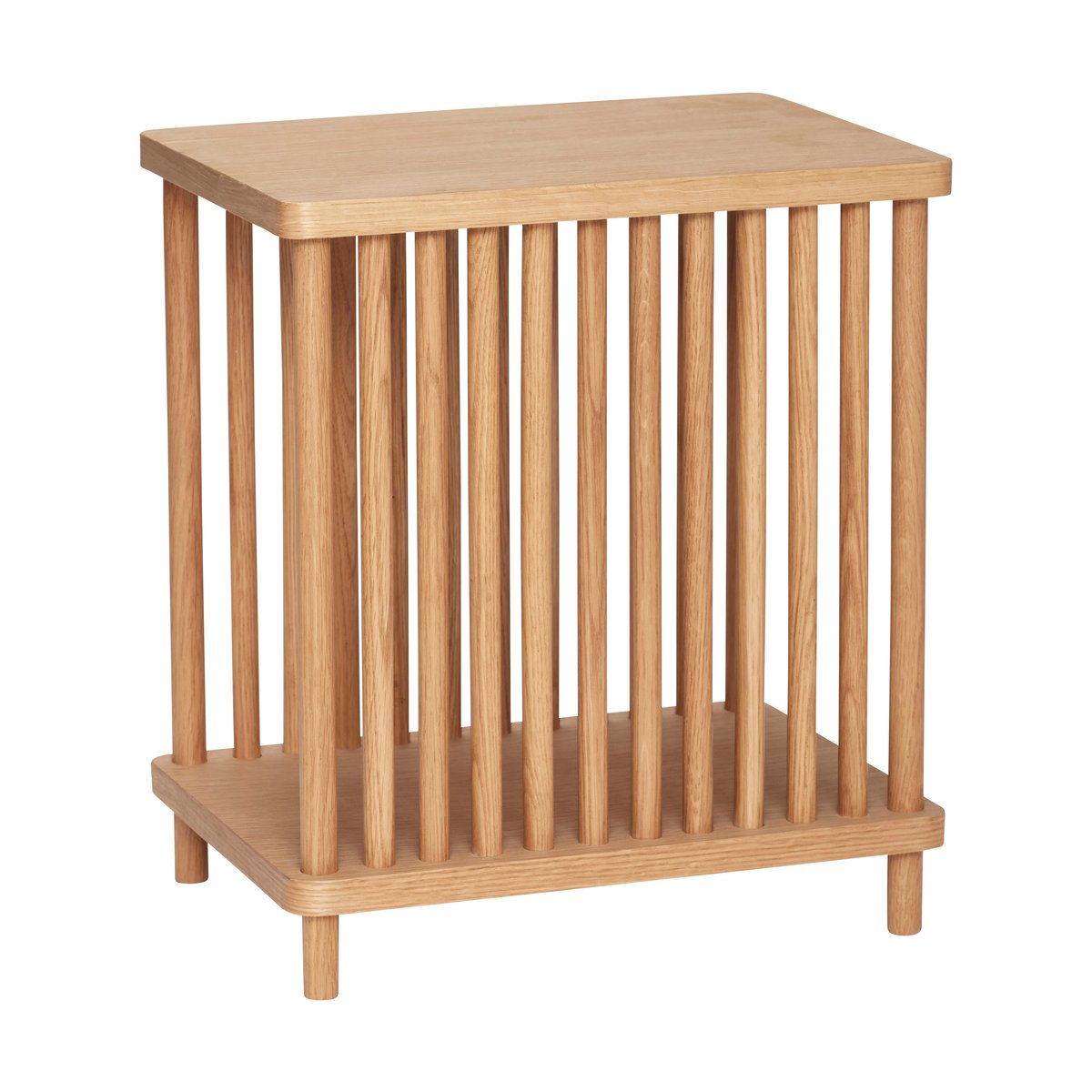 Hübsch Acorn tidningsställ Ek | Skandinavisk Design | Tidningsförvaring | Beige