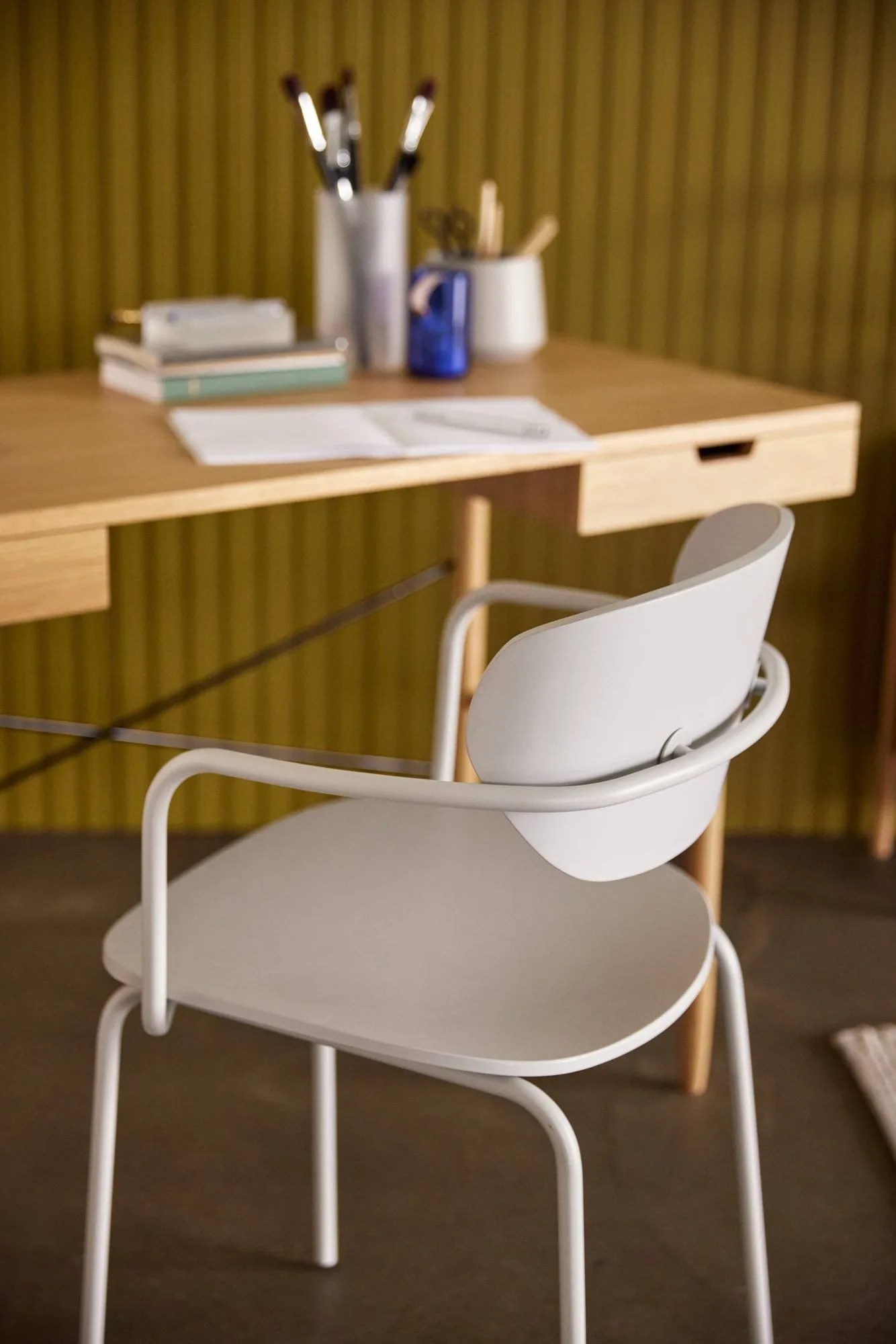 Arch stol, Light grey Hübsch