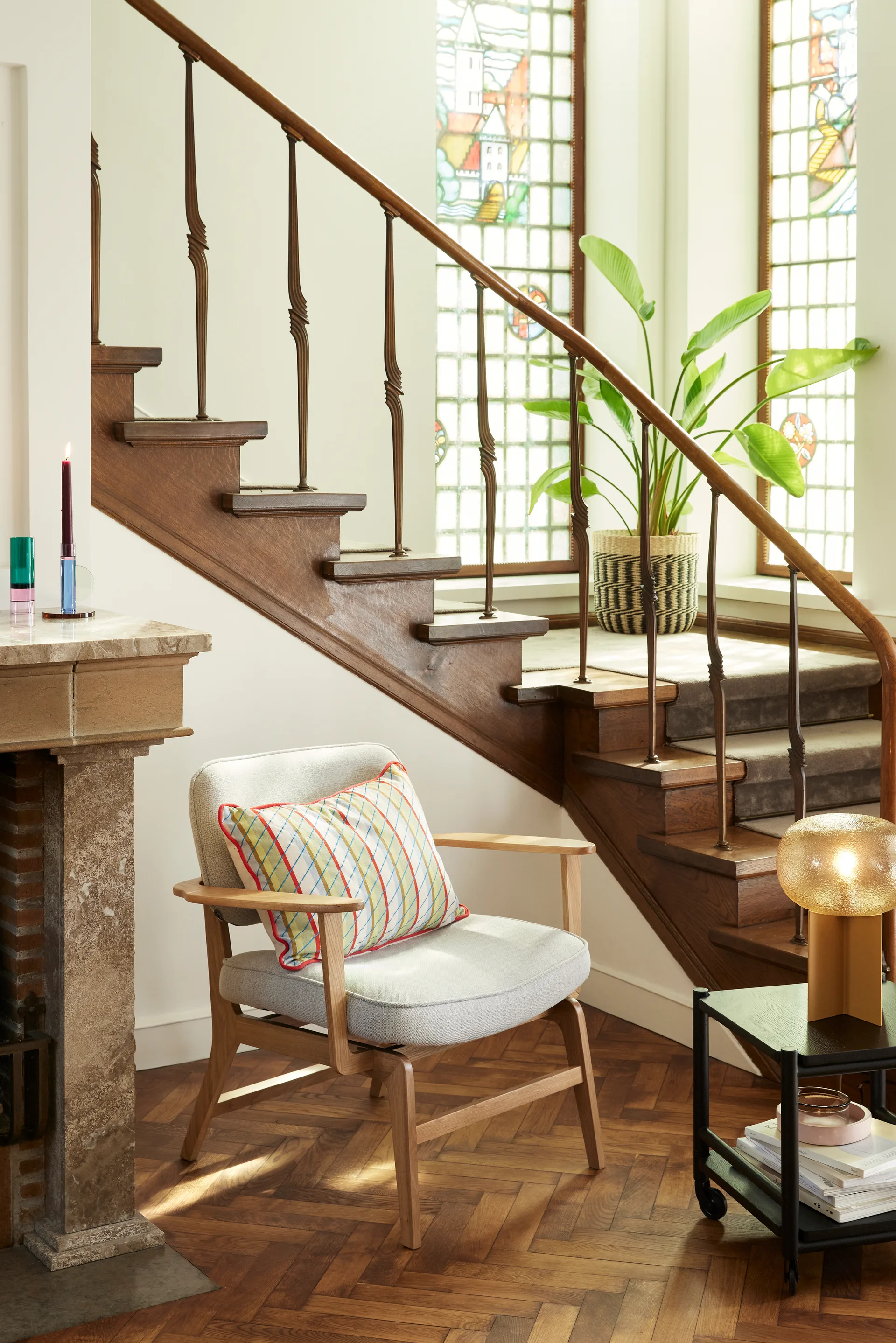 Astro ljusstake, Blue Hübsch Interior