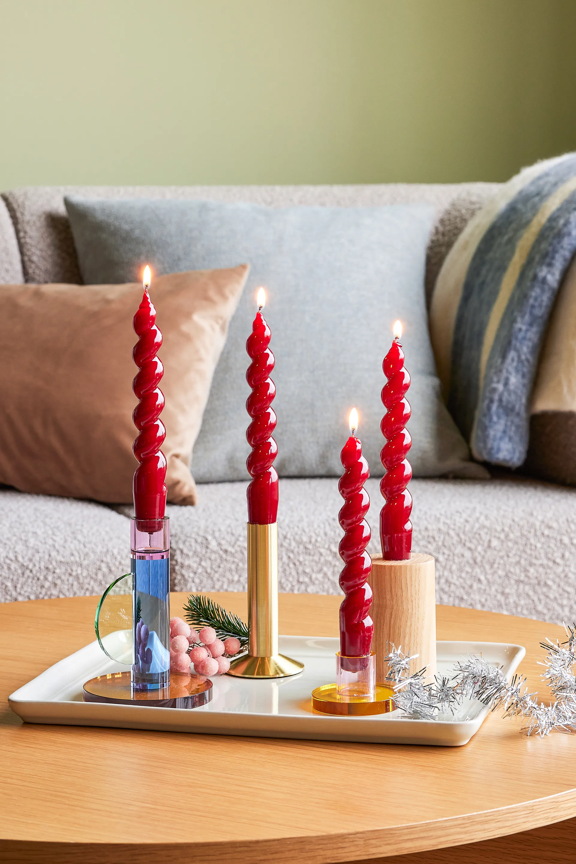 Astro ljusstake, Blue Hübsch Interior