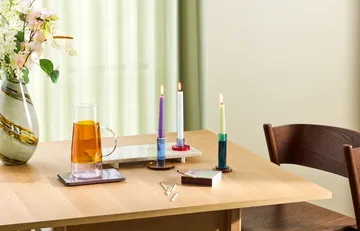 Astro ljusstake - Blue - Hübsch Interior