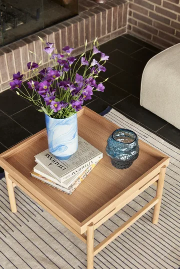 Aurora vas - Blue - Hübsch Interior