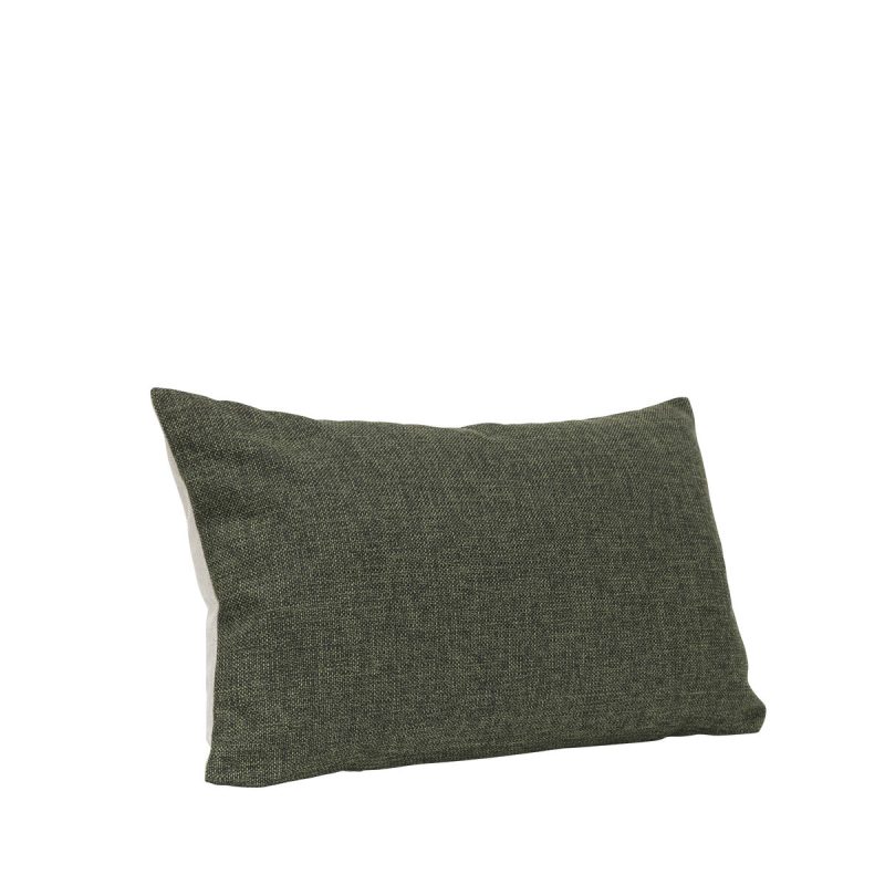 Hübsch Bliss kudde 50x80 cm Grön-beige | Skandinavisk Design | Kuddfodral | Grön