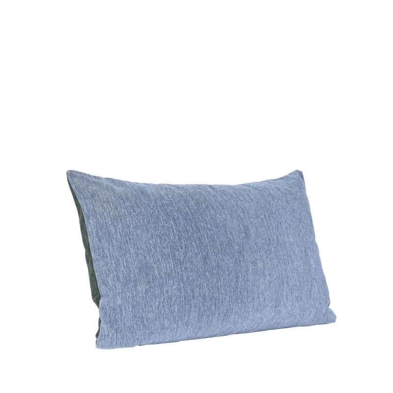 Hübsch Bliss kudde 50x80 cm Grön-blå | Skandinavisk Design | Kuddfodral | Blå