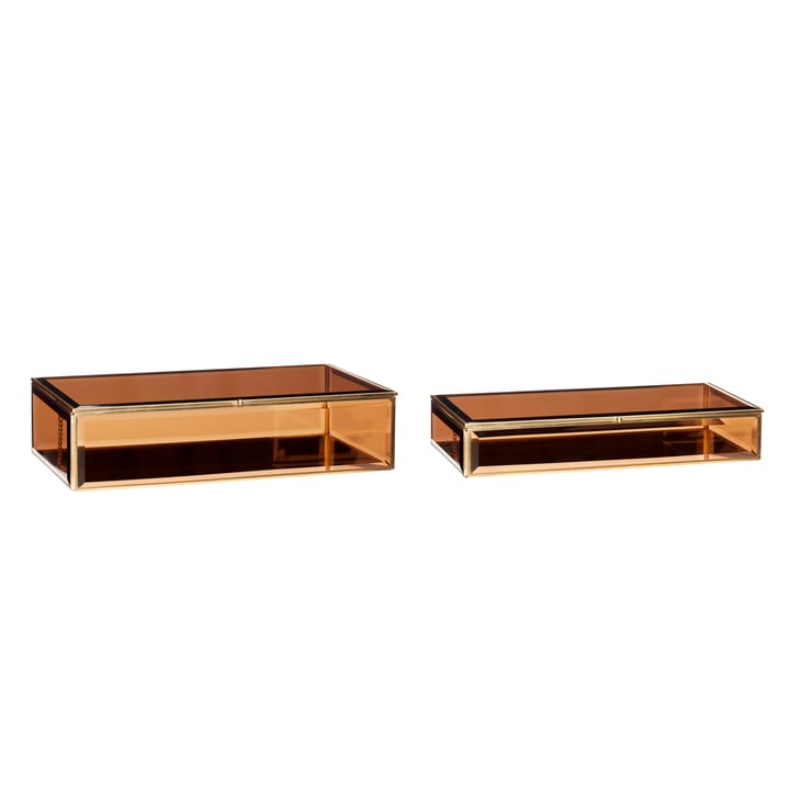 Box large 2-pack - Mässing - Hübsch