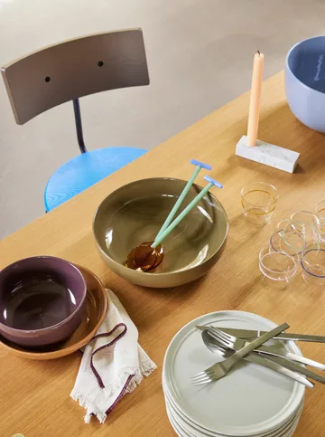 Brick ljusstake - White - Hübsch Interior