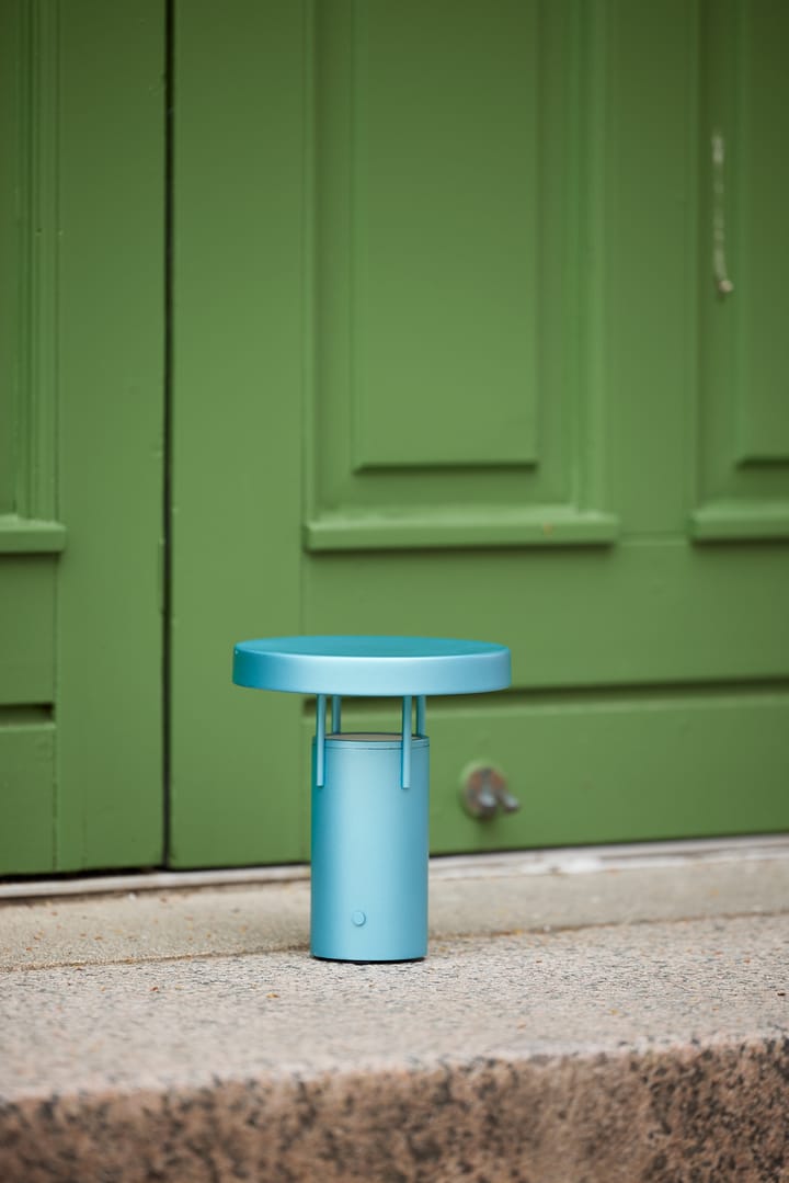 BringMe mini portabel bordslampa, Metallic turquoise Hübsch Interior