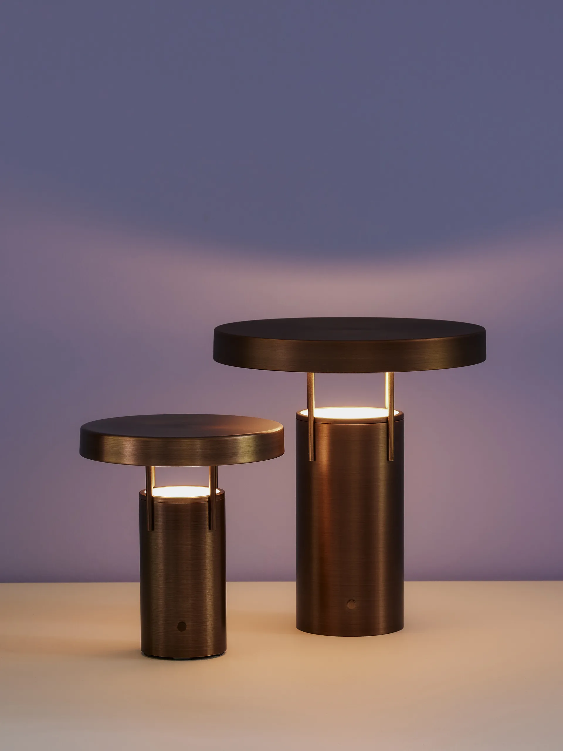 BringMe portabel bordslampa, Burnished brass, 28 cm Hübsch