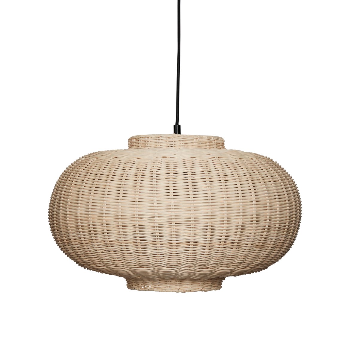 Hübsch Chand Ellipse pendel Natural | Skandinavisk Design | Taklampor & Pendlar | Beige