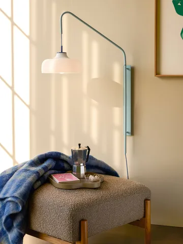 Current vägglampa - Light blue - Hübsch