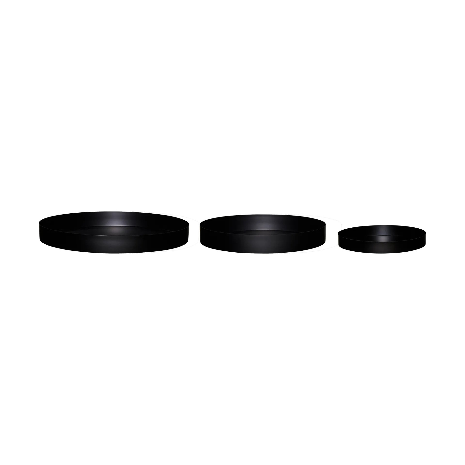 Embrace krukfat 2-pack, Metall-svart Hübsch
