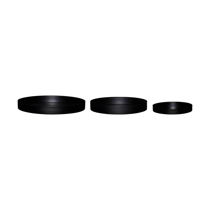 Embrace krukfat 2-pack - Metall-svart - Hübsch