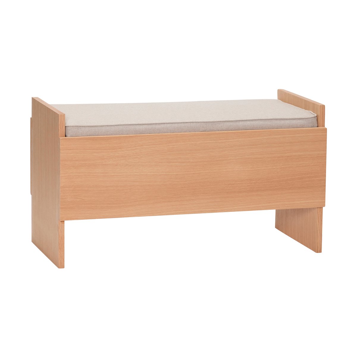 Hübsch Forma bänk Ek-sand | Skandinavisk Design | Bänkar | Grå