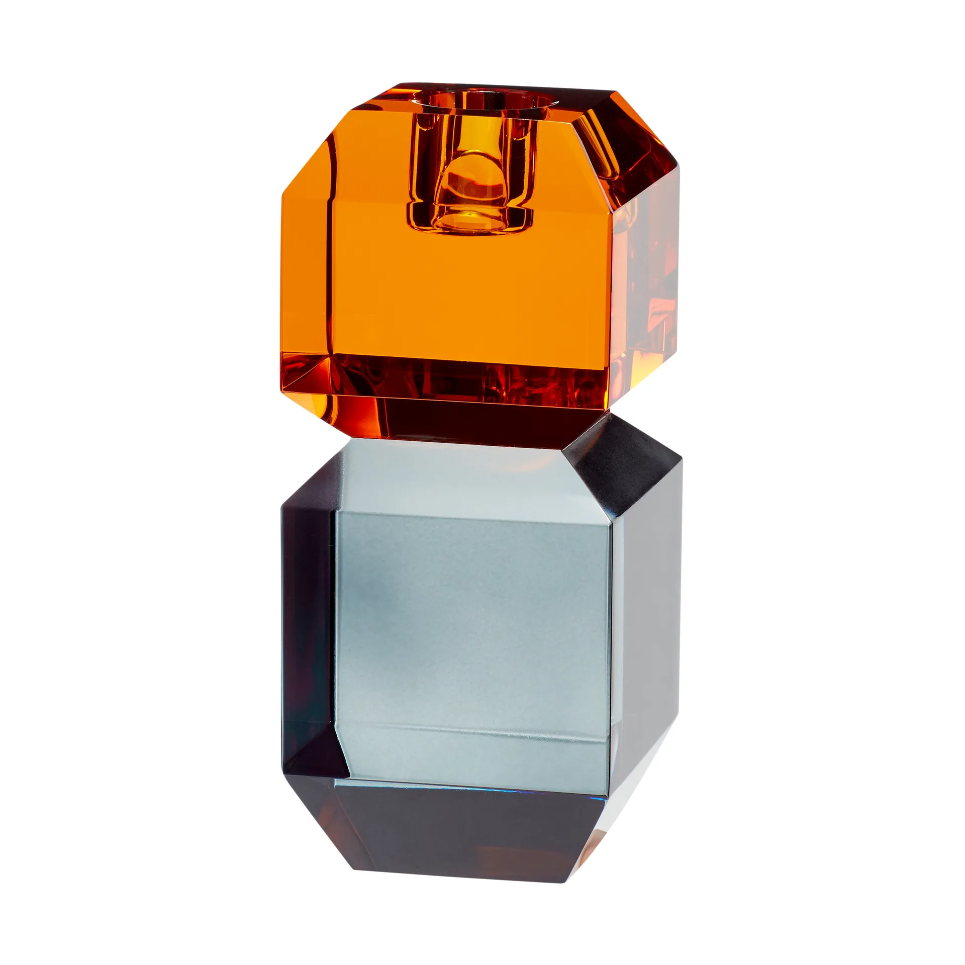 Gem ljusstake, Orange-grey Hübsch