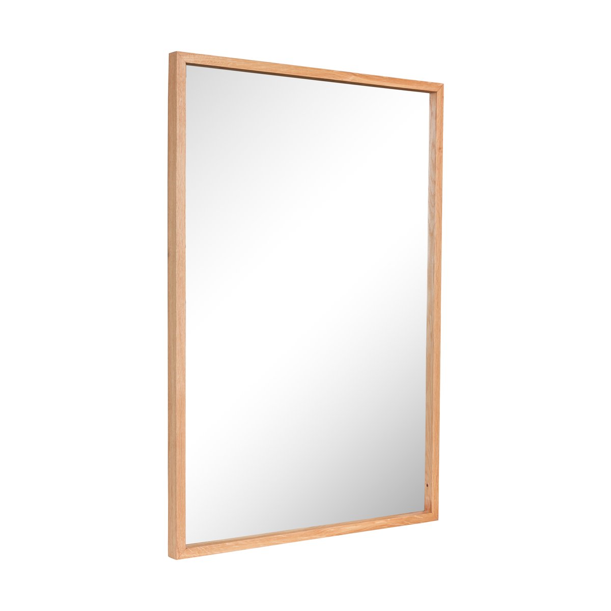 Hübsch Glimpse väggspegel medium Ek | Skandinavisk Design | Väggspeglar | Beige