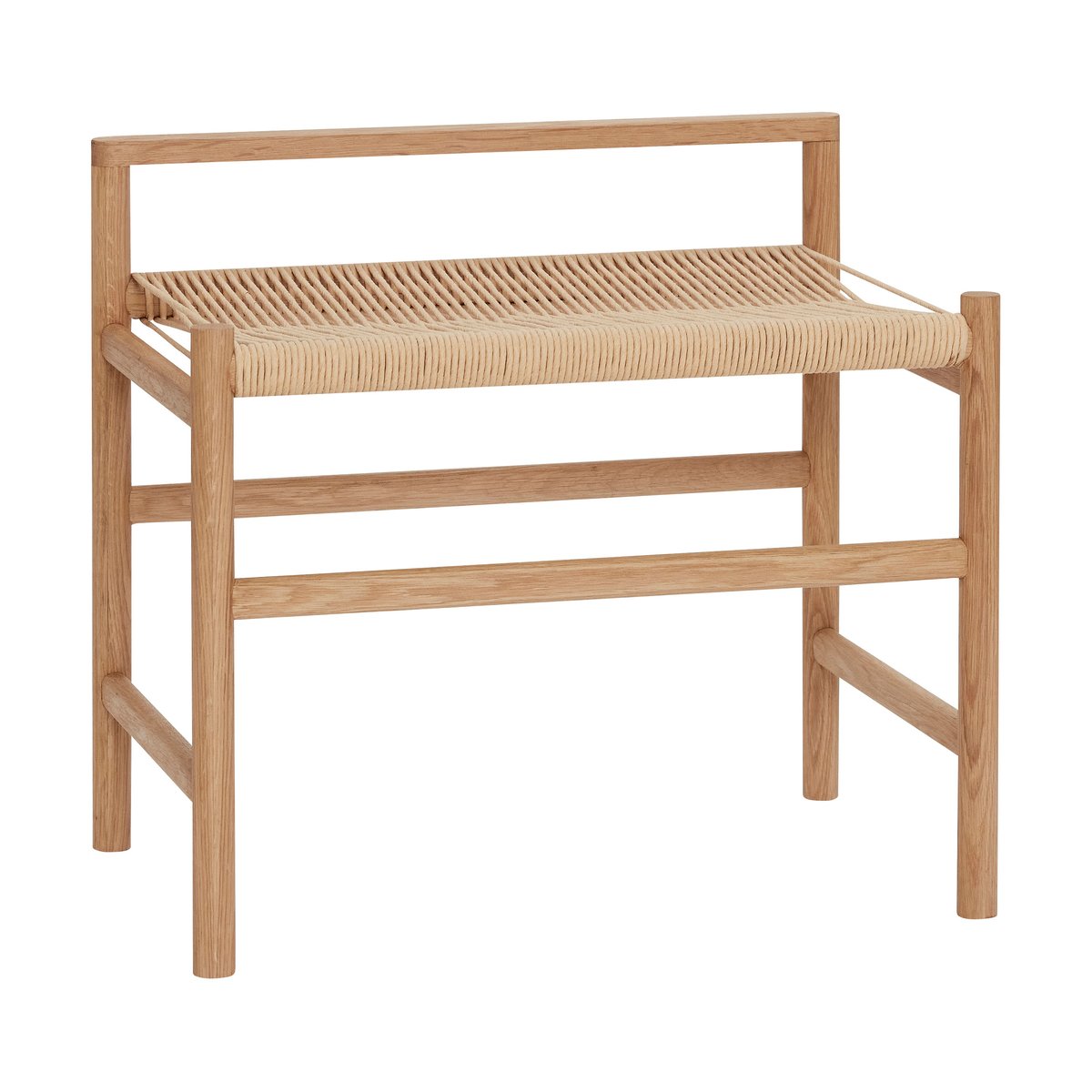 Hübsch Heritage bänk small Ek | Skandinavisk Design | Bänkar | Beige