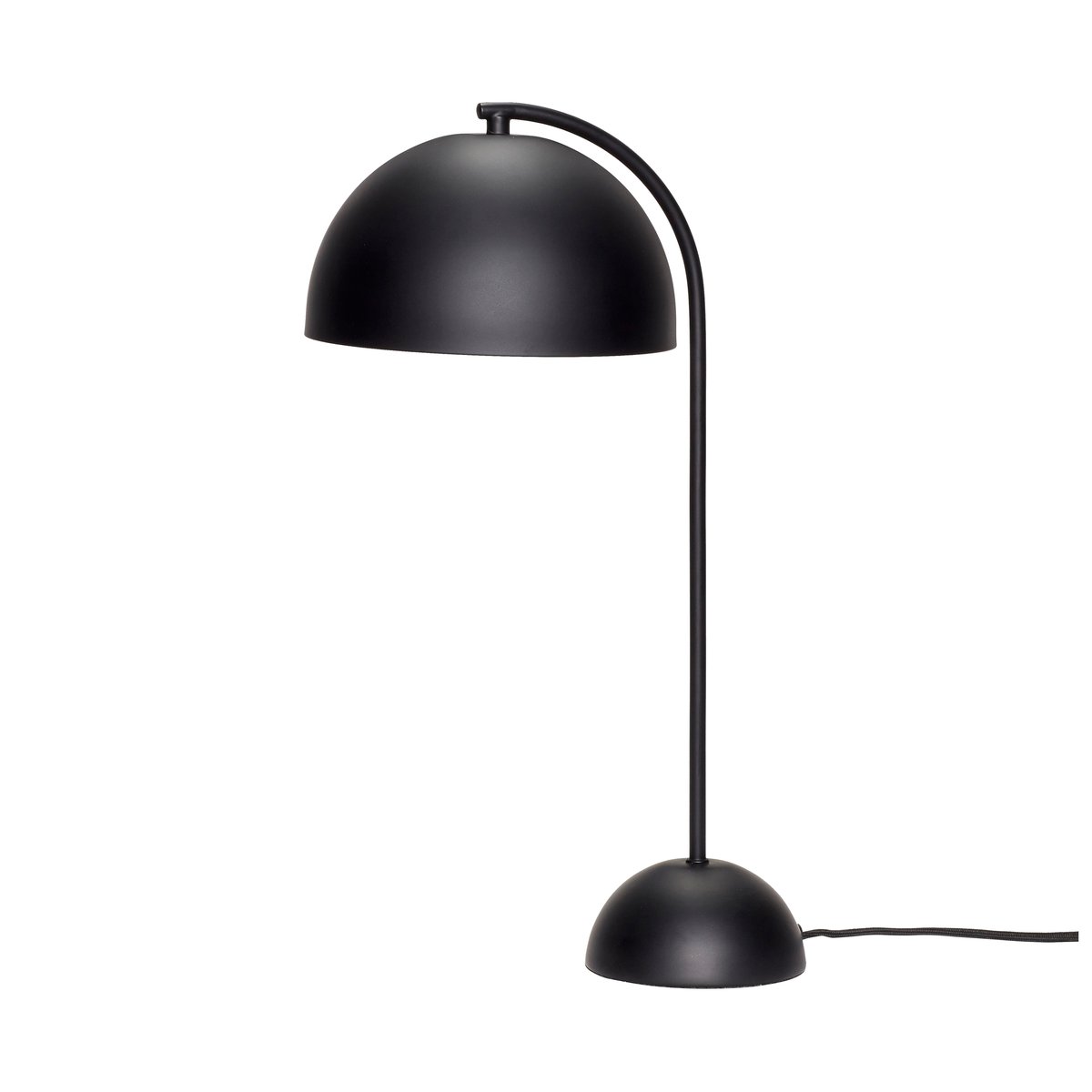 Hübsch bordslampa Ø23 cm Svart | Skandinavisk Design | Bordslampor | Svart