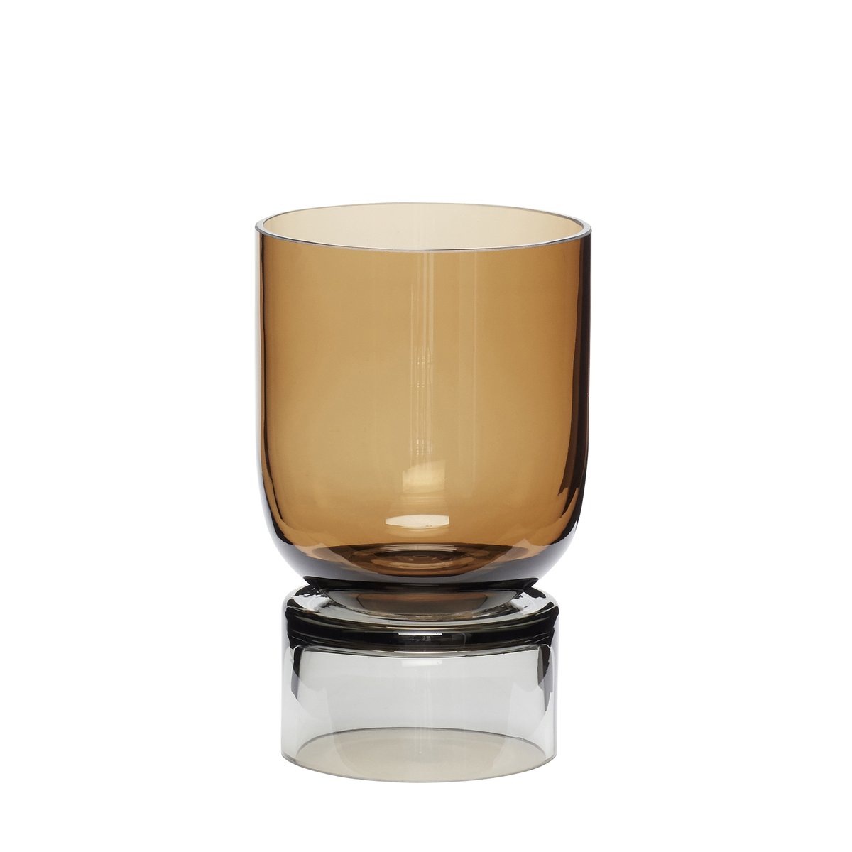 Hübsch vas small Amber-grå | Skandinavisk Design | Vaser | Brun